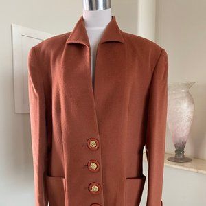 Lambswool/Cashmere Ladies Coat - Size 14